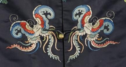 线上看精品十九蝶飞参差花宛转馆藏清代织绣上的蝴蝶纹上