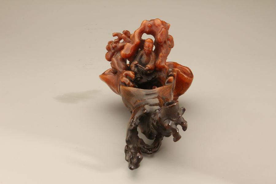 每周一品之十二——明 犀角雕仙人乘槎杯